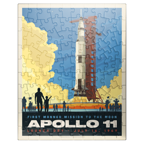 puzzleplate NASA 1969: Apollo 11 Lift-Off 100 Jigsaw Puzzle