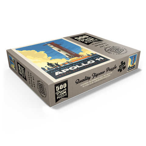 NASA 1969: Apollo 11 Lift-Off 500 Jigsaw Puzzle box view1