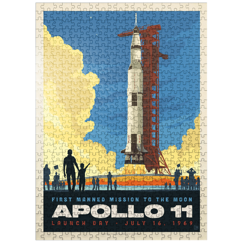puzzleplate NASA 1969: Apollo 11 Lift-Off 500 Jigsaw Puzzle
