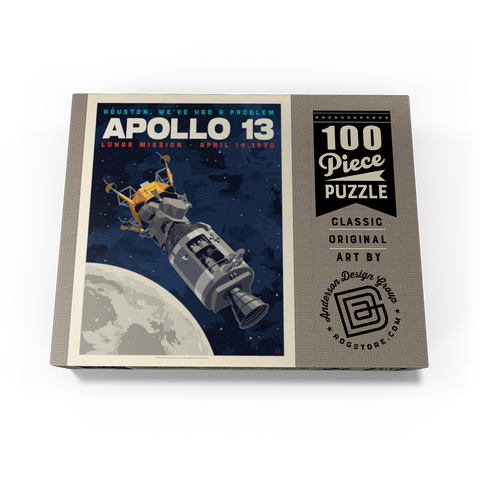 NASA 1970: Apollo 13 100 Jigsaw Puzzle box view3