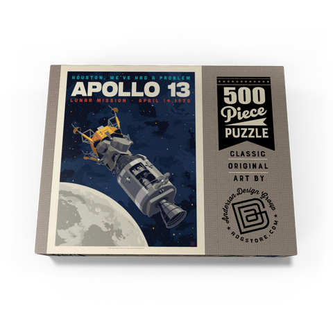 NASA 1970: Apollo 13 500 Jigsaw Puzzle box view3