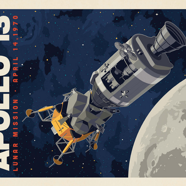 NASA 1970: Apollo 13 500 Jigsaw Puzzle 3D Modell