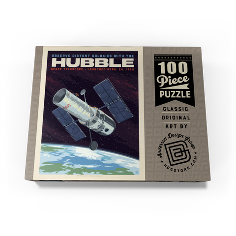 NASA 1990: Hubble Space Telescope 100 Jigsaw Puzzle box view3