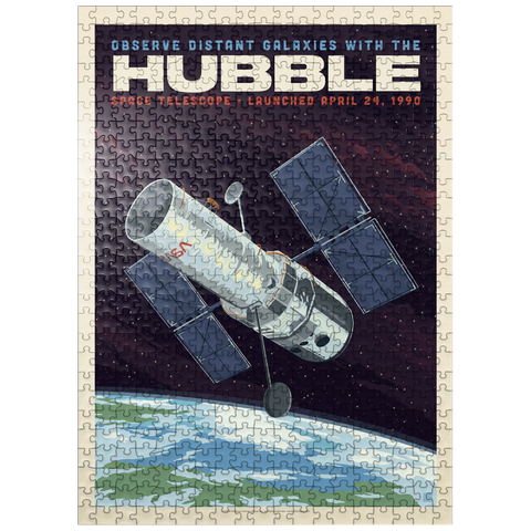 puzzleplate NASA 1990: Hubble Space Telescope 500 Jigsaw Puzzle