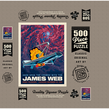NASA 2021: James Webb Space Telescope 500 Jigsaw Puzzle box 3D Modell