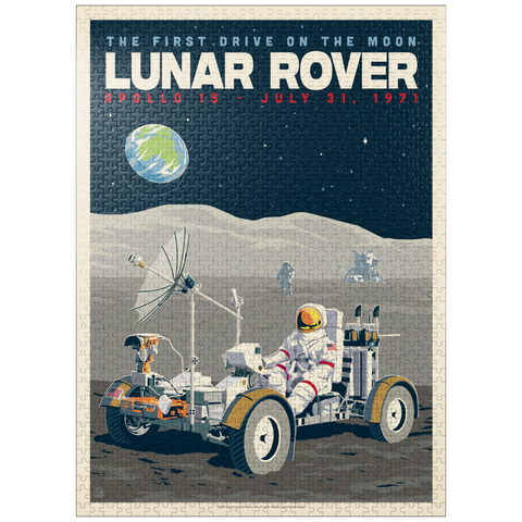 puzzleplate NASA 1971: Apollo 15 Lunar Rover 1000 Jigsaw Puzzle