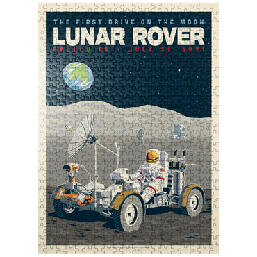 puzzleplate NASA 1971: Apollo 15 Lunar Rover 500 Jigsaw Puzzle