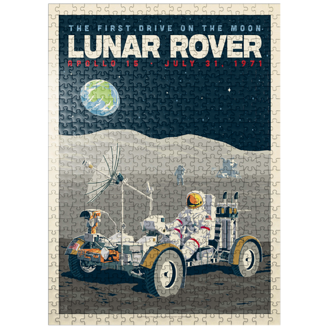 puzzleplate NASA 1971: Apollo 15 Lunar Rover 500 Jigsaw Puzzle