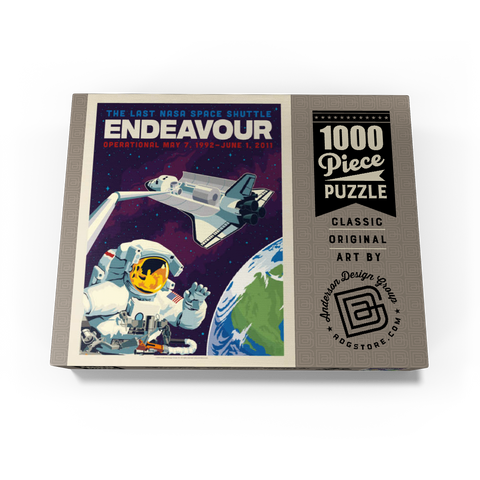 NASA 2011: Space Shuttle Endeavour 1000 Jigsaw Puzzle box view3