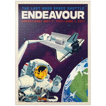 puzzleplate NASA 2011: Space Shuttle Endeavour 1000 Jigsaw Puzzle