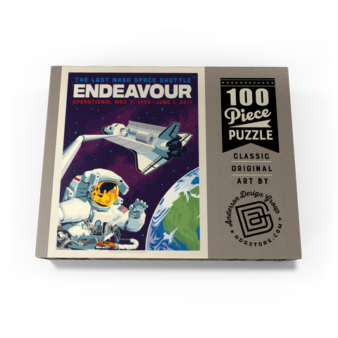 NASA 2011: Space Shuttle Endeavour 100 Jigsaw Puzzle box view3