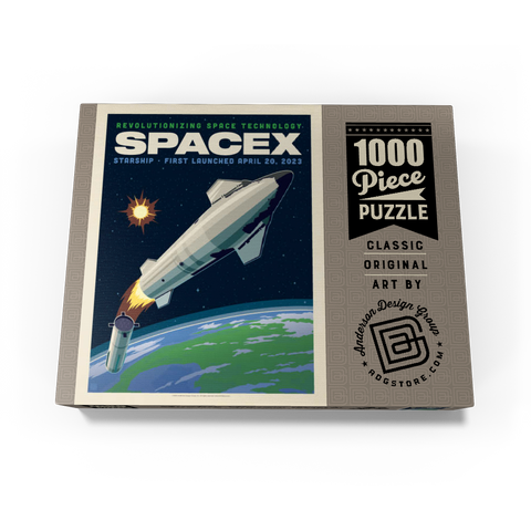SpaceX Starship: 2023 1000 Jigsaw Puzzle box view3