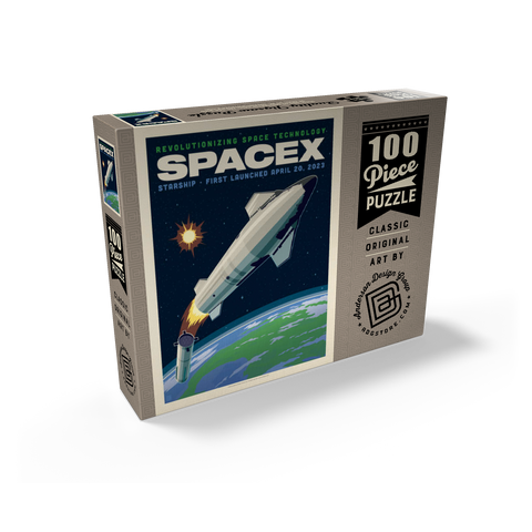 SpaceX Starship: 2023 100 Jigsaw Puzzle box view2