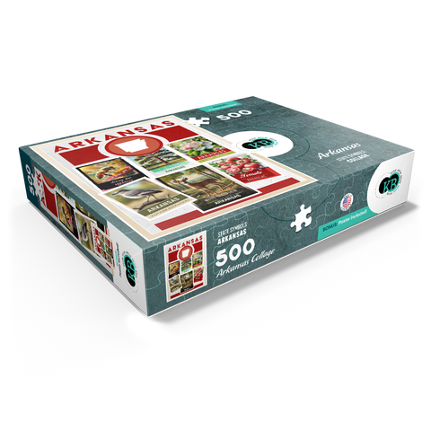 Collage: Arkansas State Symbols 500 Jigsaw Puzzle box view1