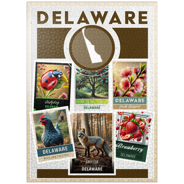 puzzleplate Collage: Delaware State Symbols 1000 Jigsaw Puzzle