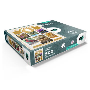 Collage: Illinois State Symbols 500 Jigsaw Puzzle box view1