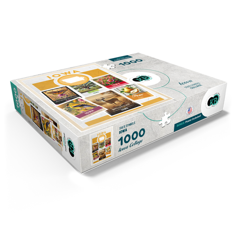 Collage: Iowa State Symbols 1000 Jigsaw Puzzle box view1