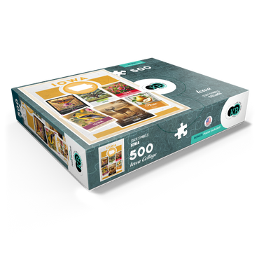 Collage: Iowa State Symbols 500 Jigsaw Puzzle box view1