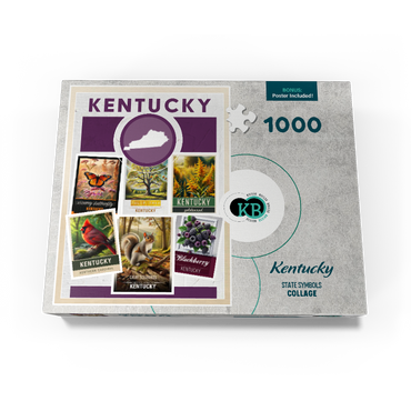 Collage: Kentucky State Symbols 1000 Jigsaw Puzzle box view3