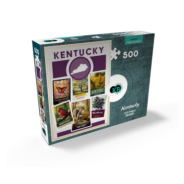 Collage: Kentucky State Symbols 500 Jigsaw Puzzle box view2
