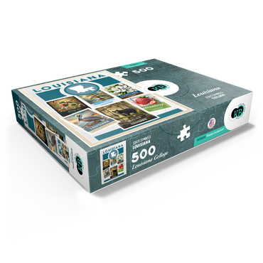 Collage: Louisiana State Symbols 500 Jigsaw Puzzle box view1