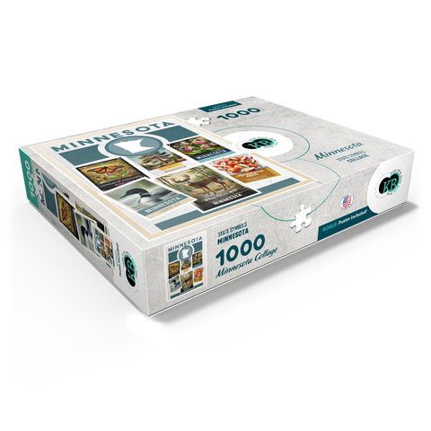 Collage: Minnesota State Symbols 1000 Jigsaw Puzzle box view1