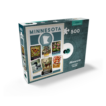 Collage: Minnesota State Symbols 500 Jigsaw Puzzle box view2