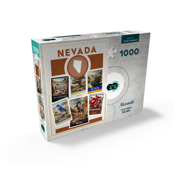 Collage: Nevada State Symbols 1000 Jigsaw Puzzle box view2