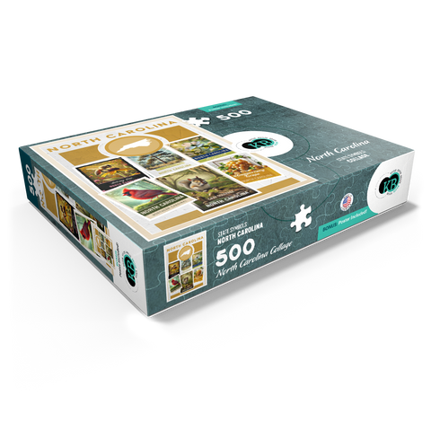 Collage: North Carolina State Symbols 500 Jigsaw Puzzle box view1