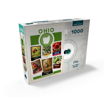 Collage: Ohio State Symbols 1000 Jigsaw Puzzle box view2