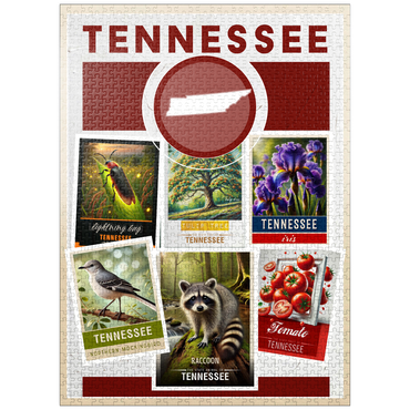 puzzleplate Collage: Tennessee State Symbols 1000 Jigsaw Puzzle