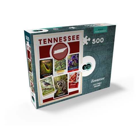 Collage: Tennessee State Symbols 500 Jigsaw Puzzle box view2