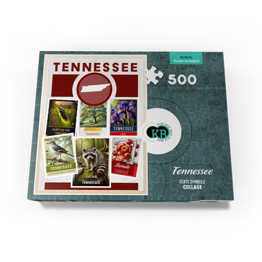 Collage: Tennessee State Symbols 500 Jigsaw Puzzle box view3