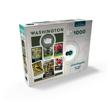 Collage: Washington State Symbols 1000 Jigsaw Puzzle box view2