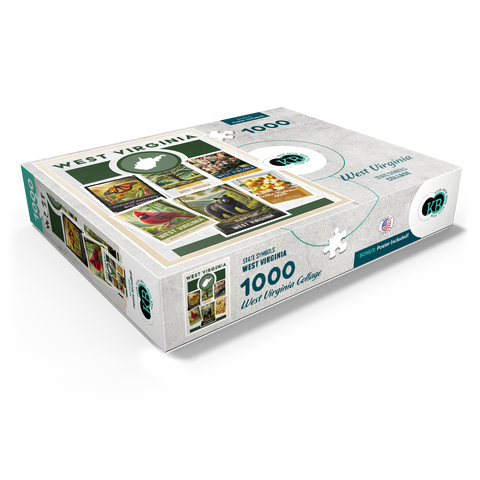 Collage: West Virginia State Symbols 1000 Jigsaw Puzzle box view1