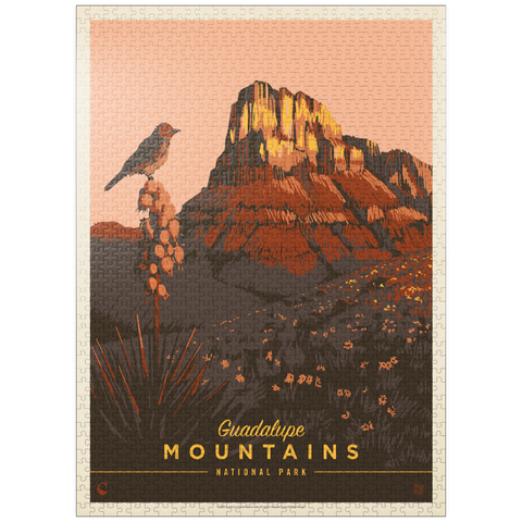 puzzleplate Guadalupe Mountains National Park: Early Bird 1000 Jigsaw Puzzle