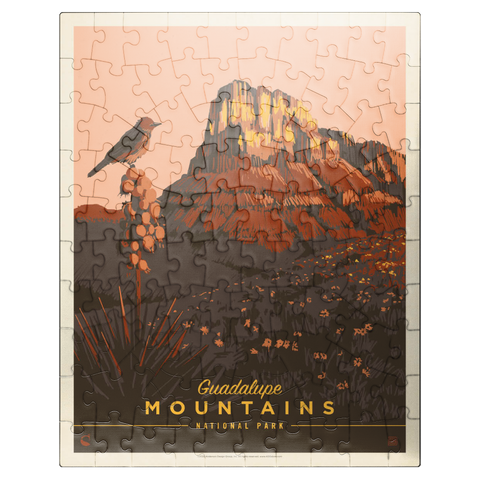 puzzleplate Guadalupe Mountains National Park: Early Bird 100 Jigsaw Puzzle