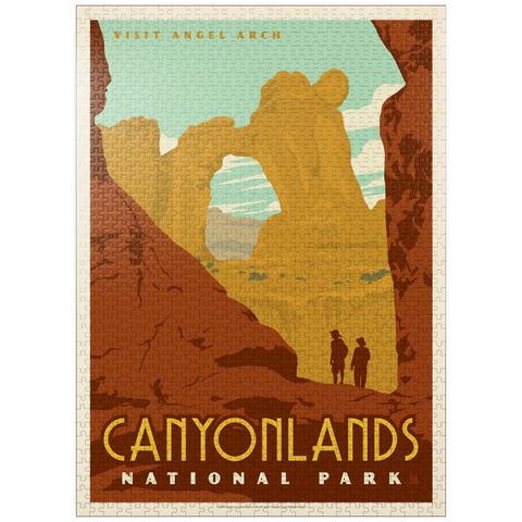 puzzleplate Canyonlands National Park: Angel Arch 1000 Jigsaw Puzzle