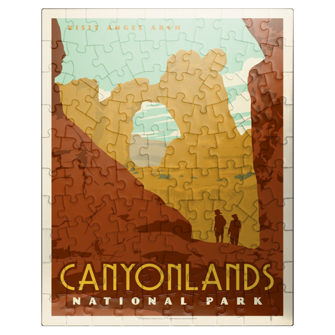 puzzleplate Canyonlands National Park: Angel Arch 100 Jigsaw Puzzle