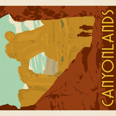 Canyonlands National Park: Angel Arch 100 Jigsaw Puzzle 3D Modell