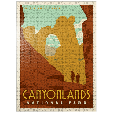 puzzleplate Canyonlands National Park: Angel Arch 500 Jigsaw Puzzle