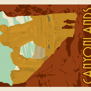 Canyonlands National Park: Angel Arch 500 Jigsaw Puzzle 3D Modell