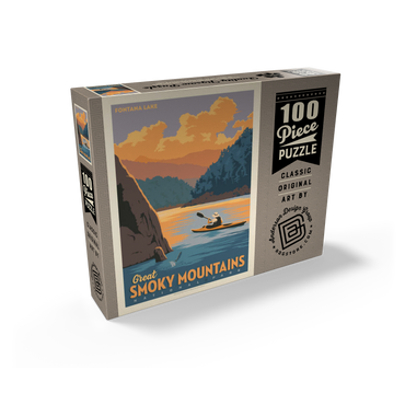 Great Smoky Mountains National Park: Fontana Lake 100 Jigsaw Puzzle box view2