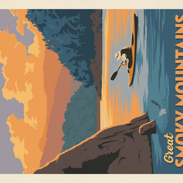 Great Smoky Mountains National Park: Fontana Lake 100 Jigsaw Puzzle 3D Modell