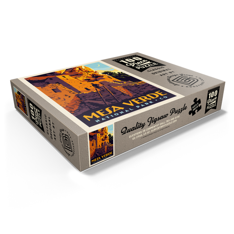 Mesa Verde National Park: Cliff Dwellings 100 Jigsaw Puzzle box view1