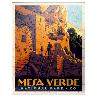 puzzleplate Mesa Verde National Park: Cliff Dwellings 100 Jigsaw Puzzle