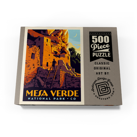 Mesa Verde National Park: Cliff Dwellings 500 Jigsaw Puzzle box view3