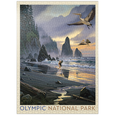 puzzleplate Olympic National Park: Pelican Paradise 1000 Jigsaw Puzzle