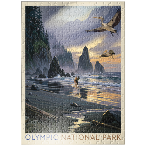 puzzleplate Olympic National Park: Pelican Paradise 300 Jigsaw Puzzle