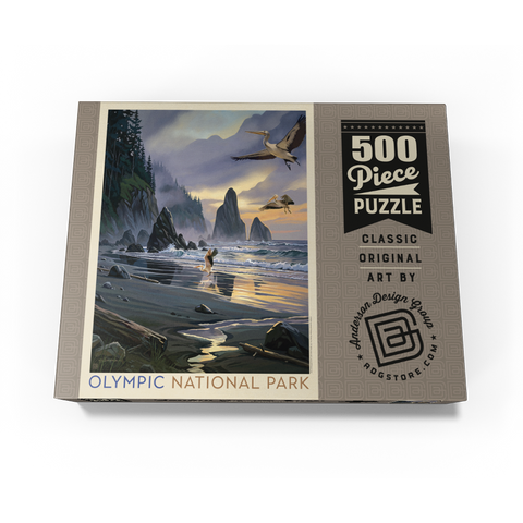 Olympic National Park: Pelican Paradise 500 Jigsaw Puzzle box view3